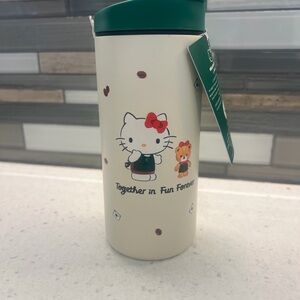 Hello Kitty Starbucks Exclusive Cream Travel Mug 2025